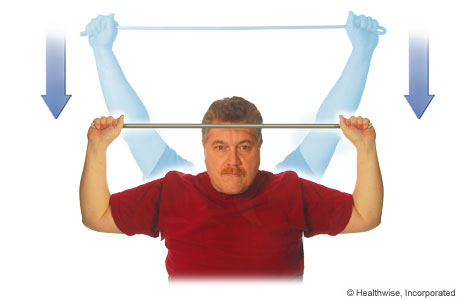 Up-down pull exercise Up-down pull exercise