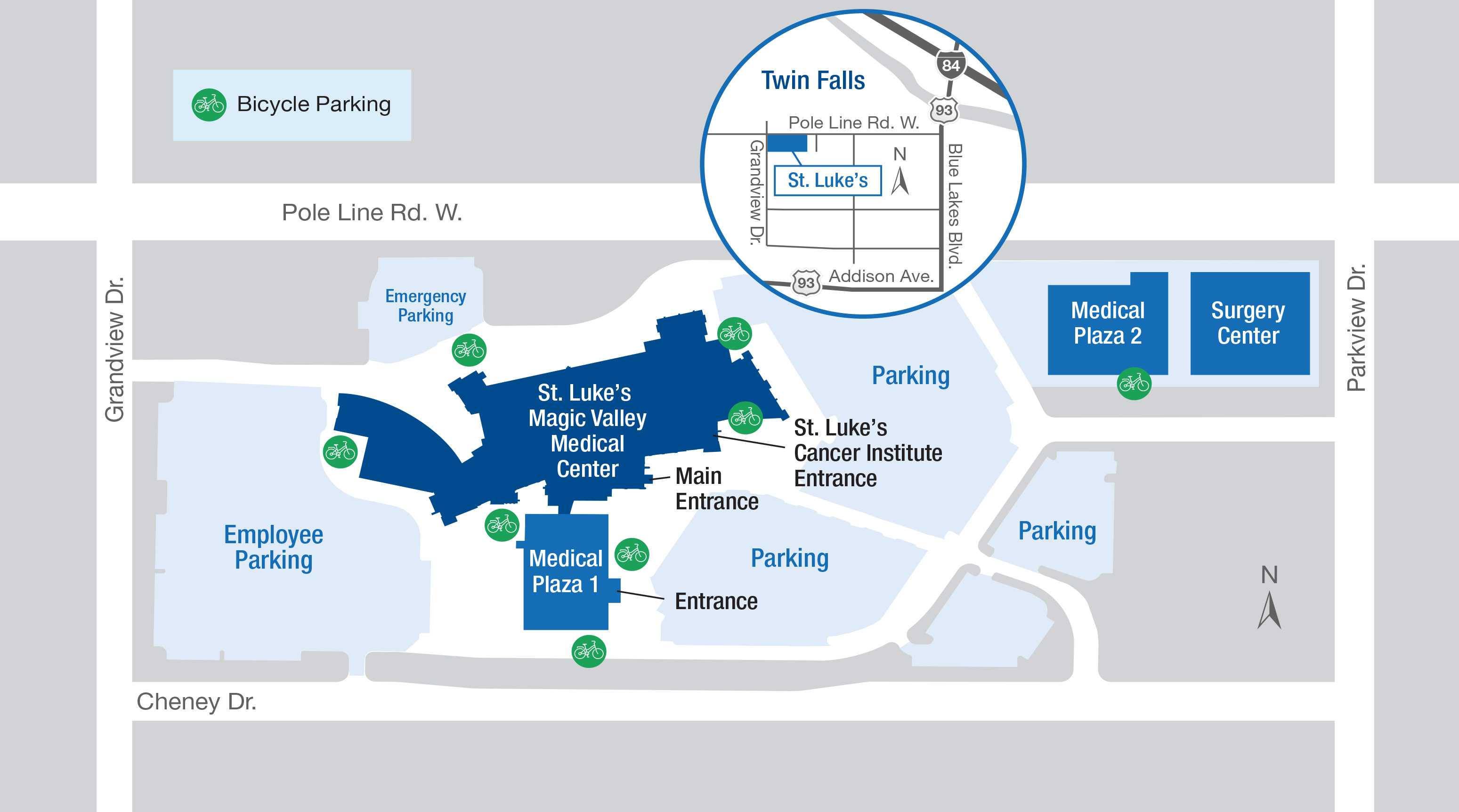 St. Luke's Hospital Mo Campus Map