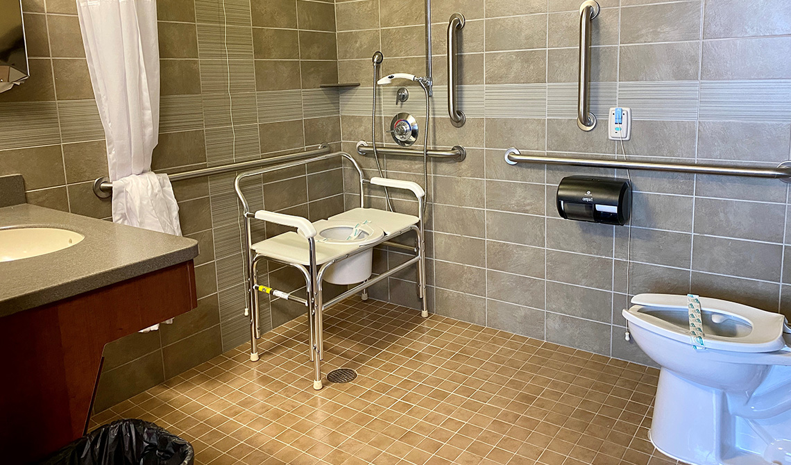 Bathroom in Gwen Neilsen Anderson Rehabilitation Center