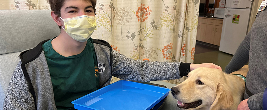Meet Panther: Facility dog uplifts St. Luke's pediatric cancer patients and staff Meet Panther: Facility dog uplifts St. Luke's pediatric cancer patients and staff