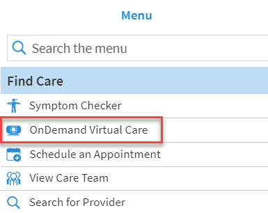 Select OnDemand Virtual Care